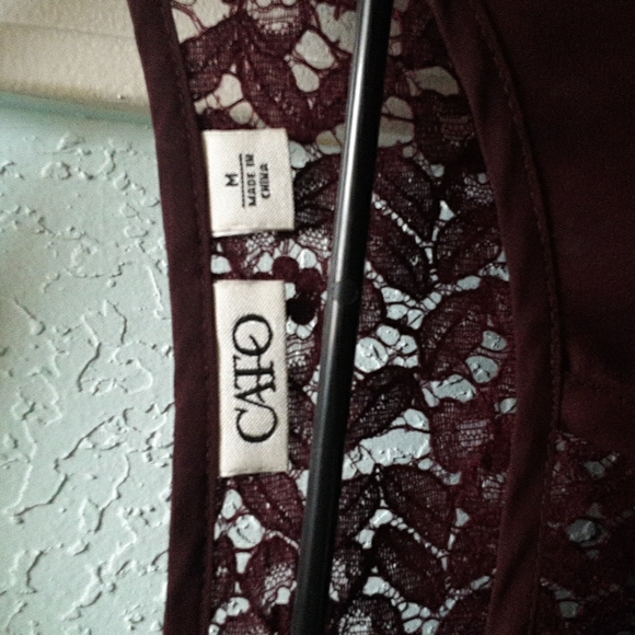 👍🌼😁Bundle any 3 items under $15 and get  bundle lace applique  Womens M Cato - Picture 2 of 8